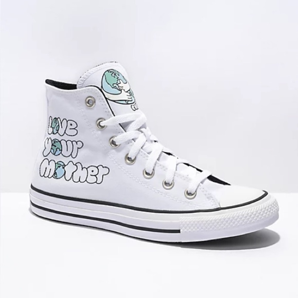 Converse “Love Your Mother” High-Top Sneakers